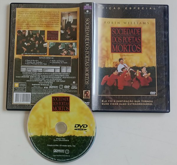 Dvd Sociedade dos Poetas Mortos Editora Peter Weir [usado]