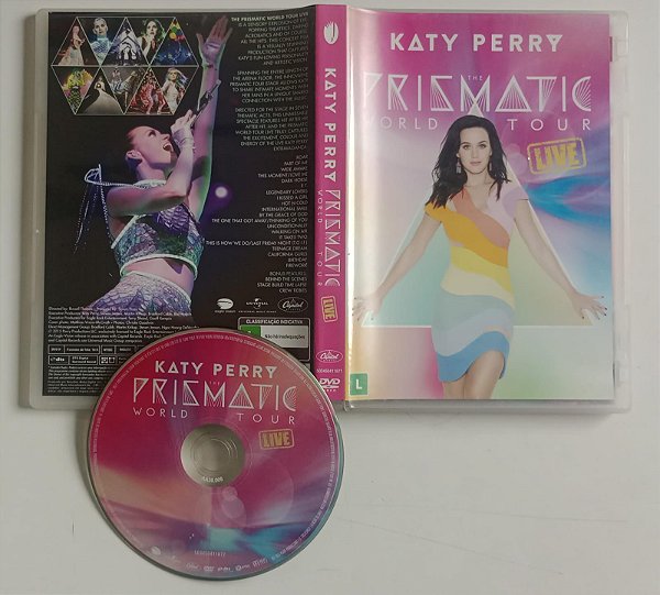Dvd Katy Perry - Prismatic World Tour Live Editora [seminovo]