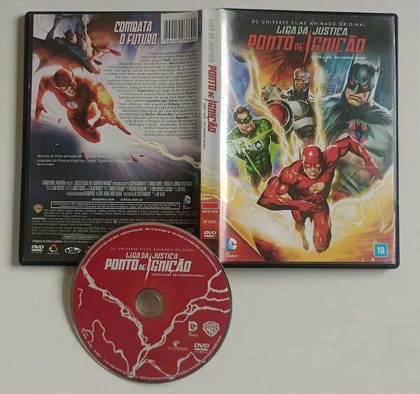 Dvd Liga da Justiça - Ponto de Ignição Editora Jay Oliva [usado]