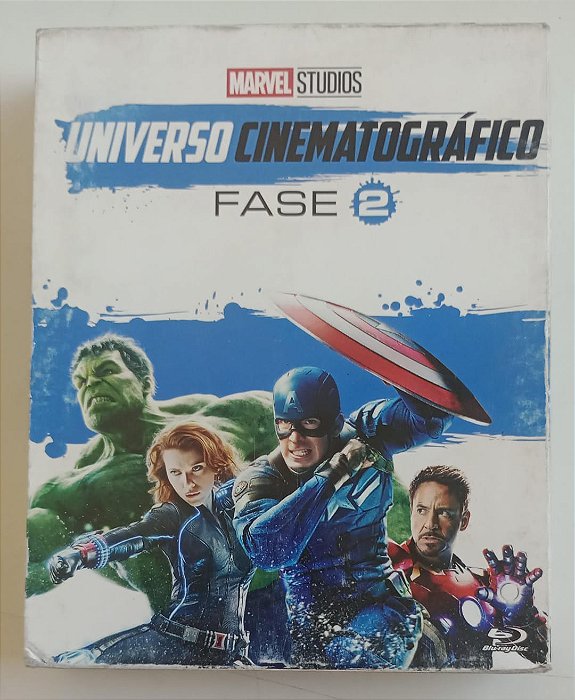 Dvd [box Blu-ray] Marvel Fase 2 Editora Vários [usado]