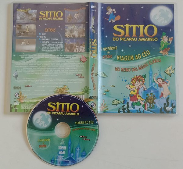 Dvd Sítio do Picapau Amarelo - Viagem ao Céu e no Reino das Águas Claras Editora [usado]