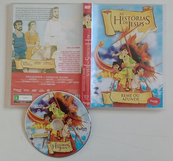 Dvd as Histórias de Jesus - Reme ou Afunde Editora Hay Clay, Fernando Moro [usado]