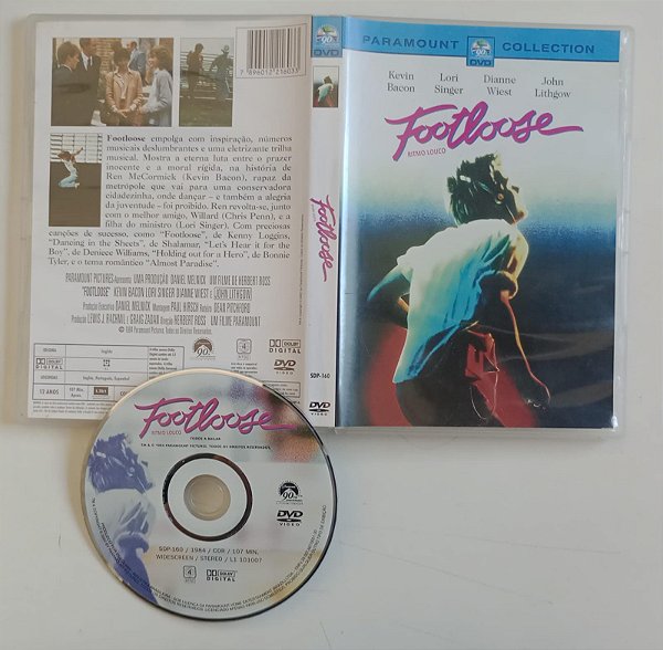 Dvd Ritmo Louco [footloose] Editora Herbert Ross [usado]