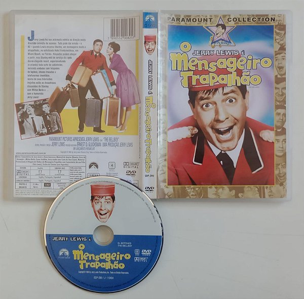 Dvd o Mensageiro Trapalhão Editora Jerry Lewis [usado]