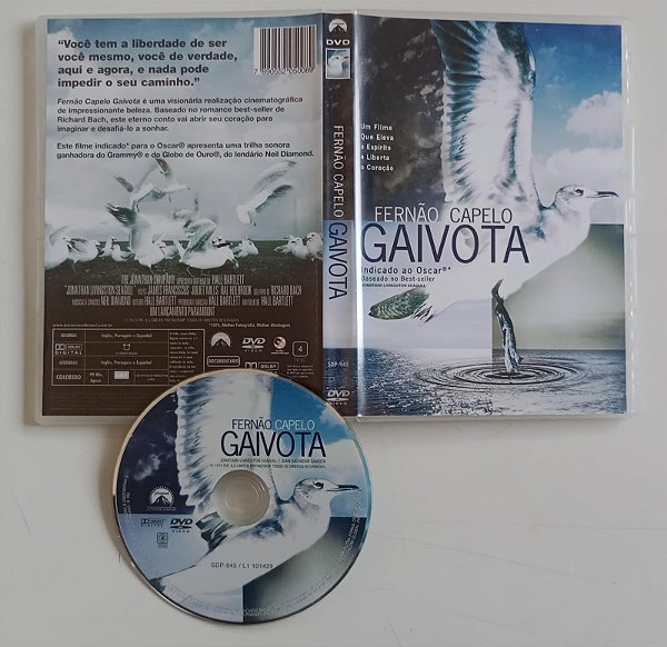 Dvd Fernão Capelo Gaivota Editora Hall Bartlett [seminovo]