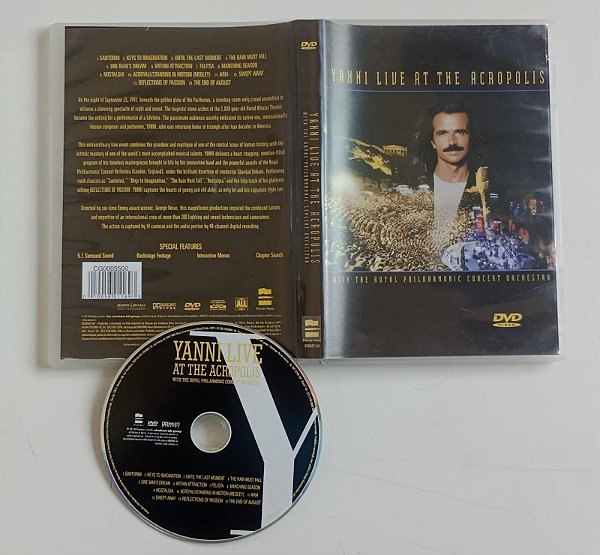 Dvd Yanni - Live At The Acropolis Editora [usado]