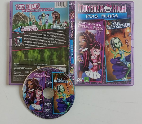 Dvd Monster High - 2 Filmes Editora [usado]