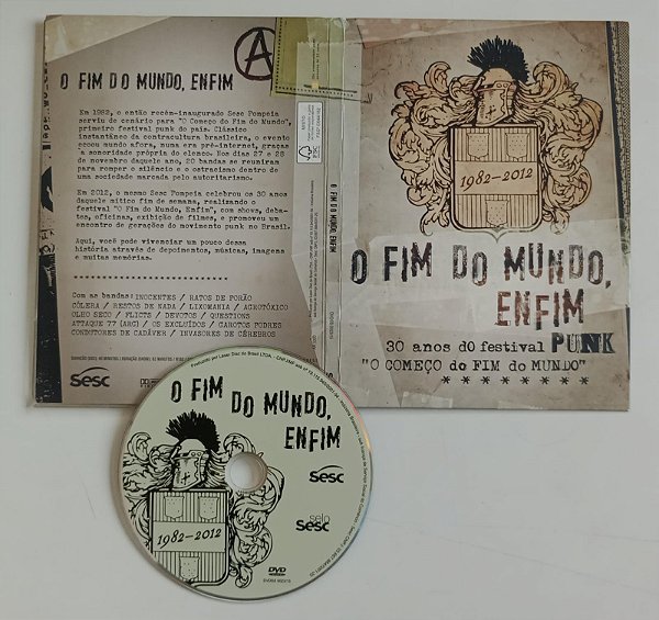 Dvd o Fim do Mundo, Enfim: 30 Anos do Festival Punk Editora [usado]
