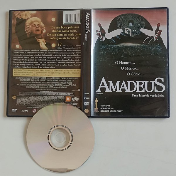Dvd Amadeus Editora Milos Forman [usado]