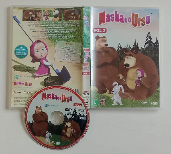 Dvd Masha e o Urso Vol. 2 Editora Illya Trusov [usado]