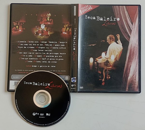 Dvd Zeca Baleiro - Líricas Editora Jodele Larcher [usado]