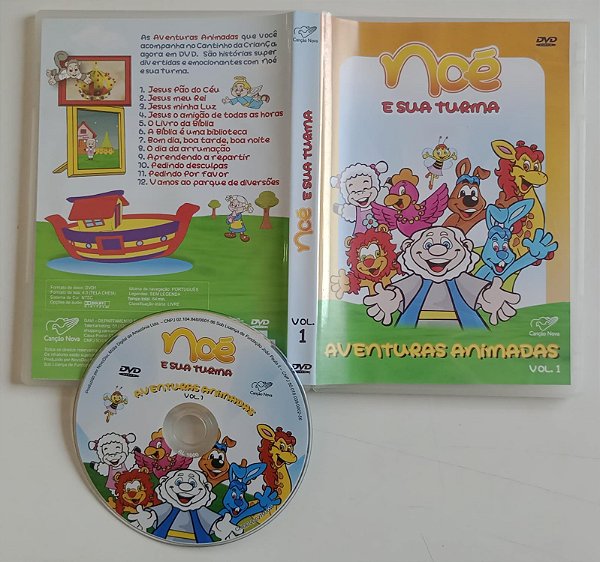 Dvd Noé e sua Turma - Aventuras Animadas 1 Editora [usado]