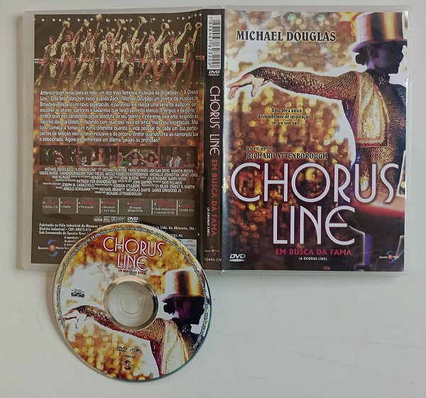 Dvd Chorus Line - em Busca da Fama Editora Richard Attenborough [seminovo]