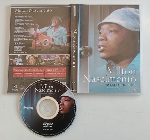 Dvd Milton Nascimento - Acústico na Suiça Editora [usado]