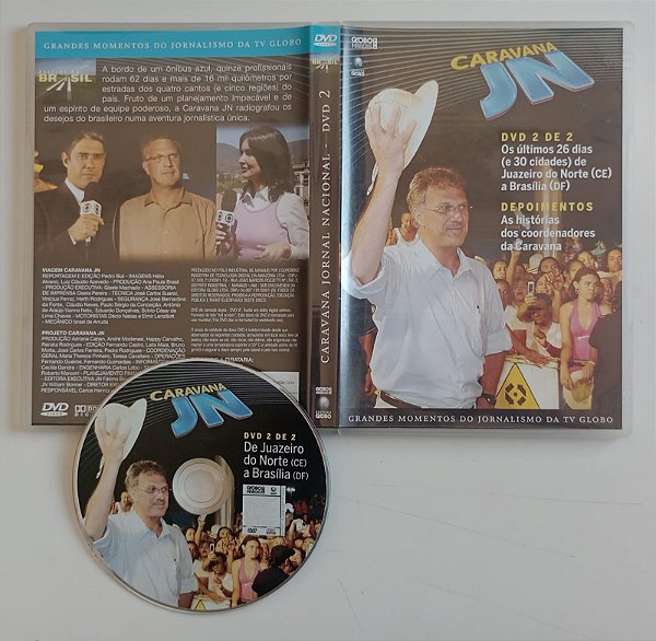 Dvd Caravana Jornal Nacional Dvd 2 Editora Carlos Henrique Schroder [usado]
