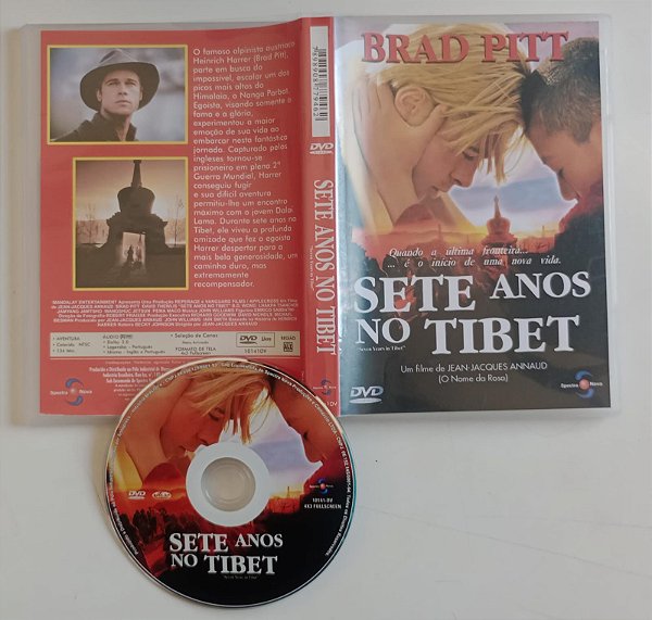 Dvd Sete Anos no Tibet Editora Jean-jacques Annaud [usado]