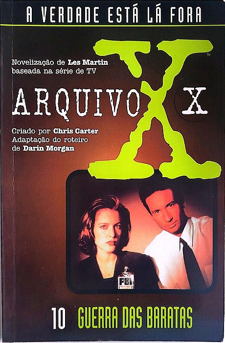 Livro Guerra das Baratas - Arquivo X 10 Autor Martin, Les (1998) [usado]
