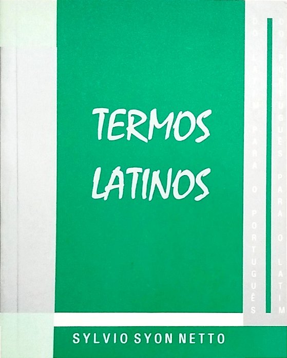 Livro Termos Latinos Autor Netto, Sylvio Syon (1993) [usado]