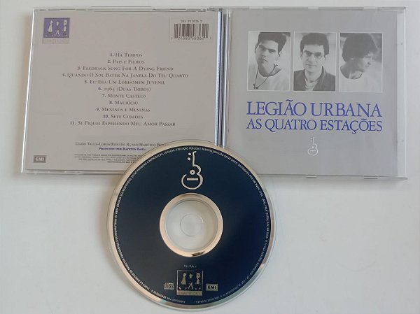 Cd as Quatro Estações Interprete Legião Urbana (1996) [usado]