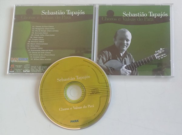 Cd Choros e Valsas do Pará Interprete Sebastião Tapajós (2001) [seminovo]
