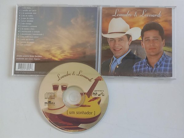 Cd um Sonhador (1998) Interprete Leandro e Leonardo (1998) [usado]