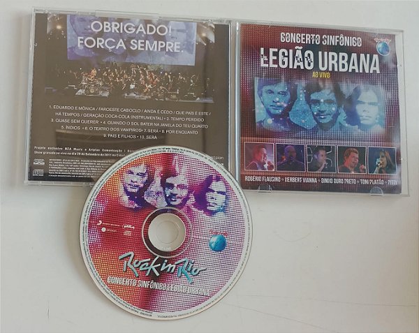 Cd Concerto Sinfônico - ao Vivo Legião Urbana Interprete Legião Urbana (2012) [usado]
