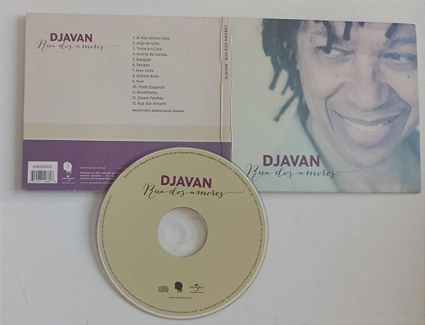 Cd Rua dos Amores Interprete Djavan (2012) [seminovo]