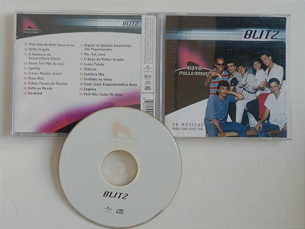 Cd Novo Millennium (coletânea) Blitz Interprete Blitz (2014) [seminovo]