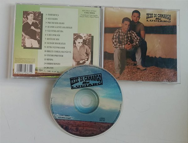 Cd Indiferença ( Zezé Di Camargo e Luciano ) Interprete Zezé Di Camargo e Luciano [usado]