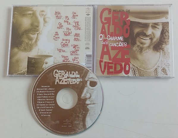 Cd o Charme das Canções Interprete Geraldo Azevedo (1998) [usado]
