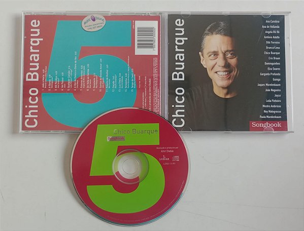 Cd Songbook 5 - Chico Buarque Interprete Vários Artistas [usado]