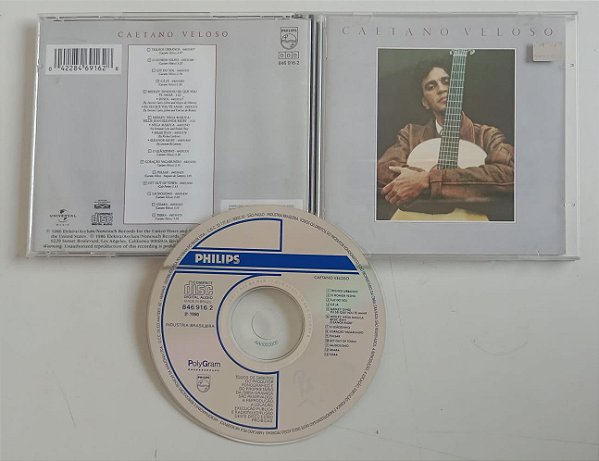Cd Caetano Veloso (álbum de 1986) Interprete Caetano Veloso (1990) [usado]