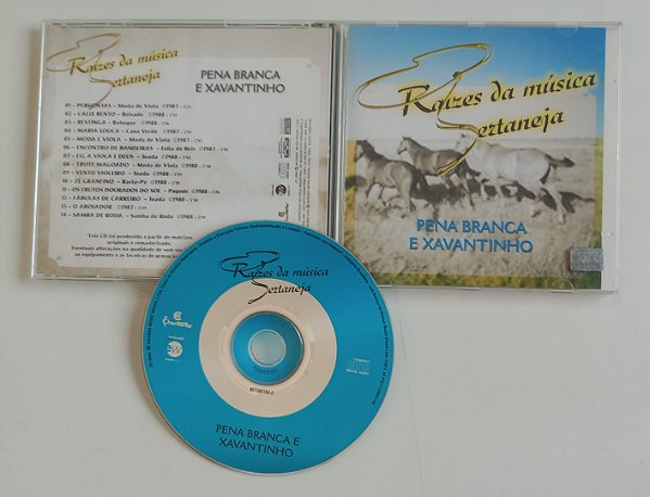 Cd Raízes da Música Sertaneja Interprete Pena Branca e Xavantinho (2000) [seminovo]