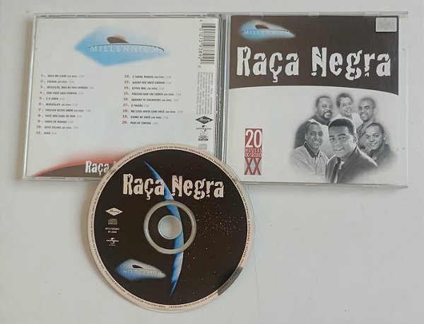 Cd Millennium - Coletânea Interprete Raça Negra (2000) [usado]