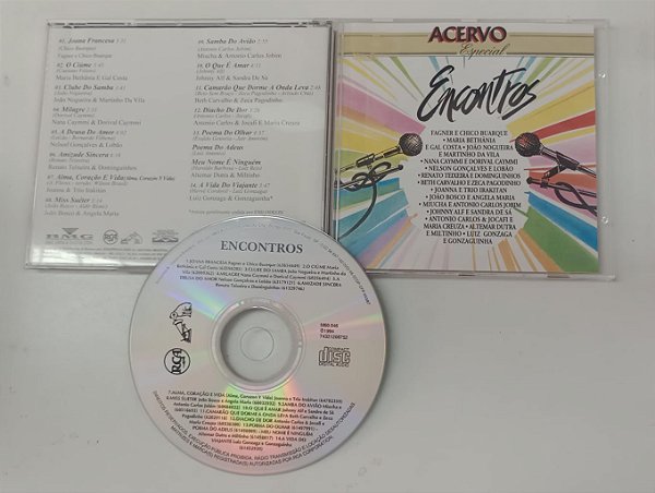 Cd Encontros - Acervo Especial Interprete Vários Artistas (1994) [usado]