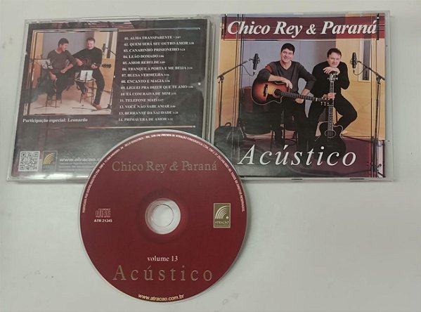 Cd Volume 13 - Acústico Chico Rey e Paraná Interprete Chico Rey e Paraná [usado]