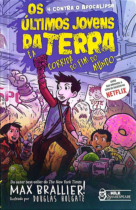 Livro os Últimos Jovens da Terra e a Corrida do Fim do Mundo Autor Brallier, Max (2022) [seminovo]