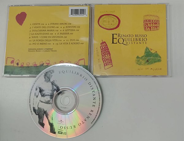 Cd Equilibrio Distante Interprete Renato Russo (1995) [usado]