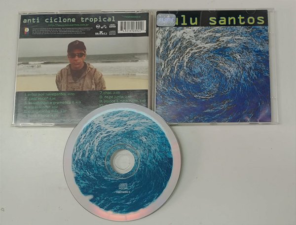 Cd Anti Ciclone Tropical Interprete Lulu Santos (1996) [usado]