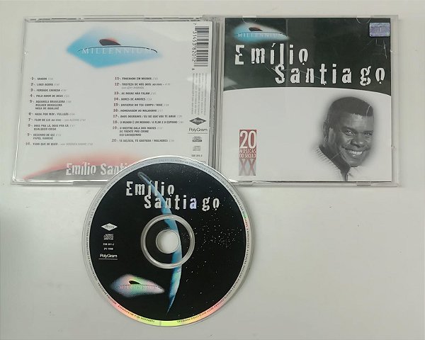 Cd Millennium - Coletânea Interprete Emílio Santiago (1998) [usado]
