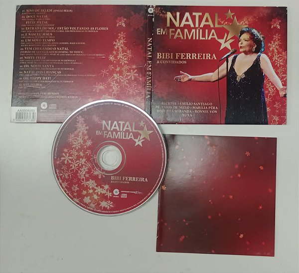 Cd Natal em Família Interprete Bibi Ferreira e Convidados (2012) [usado]