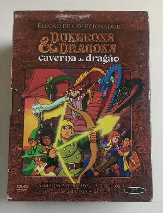 Dvd Caverna do Dragão - Dungeons & Dragons [box 4 Dvds] Editora [usado]