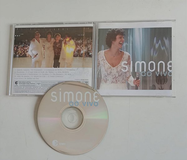 Cd ao Vivo - Simone Interprete Simone (2005) [usado]
