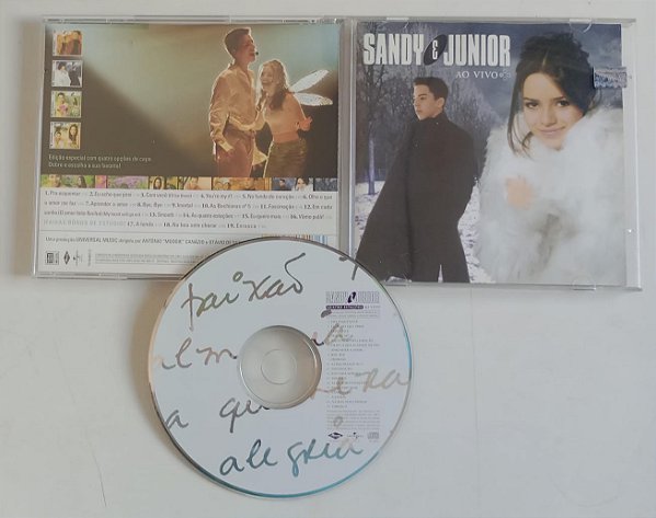 Cd Quatro Estações - o Show Interprete Sandy e Junior (2000) [usado]