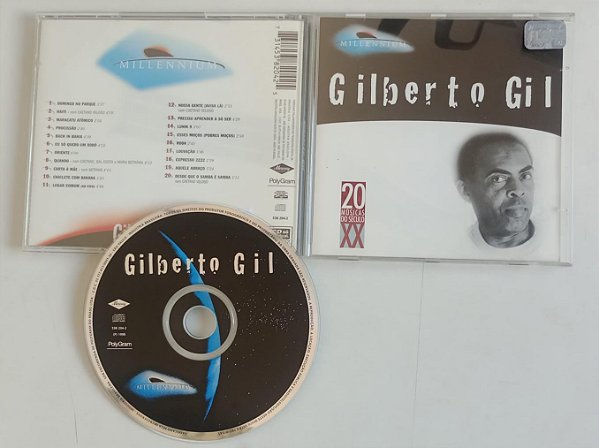 Cd Millennium - Coletânea Interprete Gilberto Gil (1998) [usado]