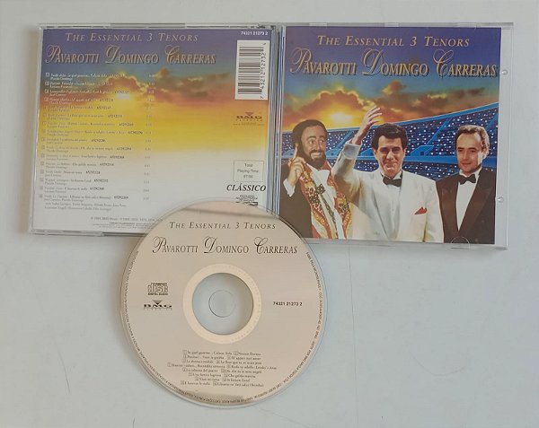 Cd The Essential 3 Tenors Interprete Pavarotti, Domingo, Carreras (1994) [seminovo]