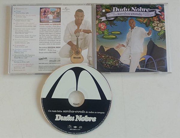 Cd os Mais Belos Sambas-enredo de Todos os Tempos Interprete Dudu Nobre (2007) [usado]