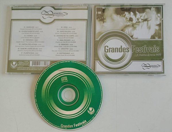 Cd Grandes Festivais - a História da Nossa Mpb Interprete Vários Artistas (2006) [usado]