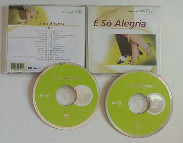 Cd é Só Alegria - 2 Cds Bis Interprete Vários Artistas (2000) [usado]