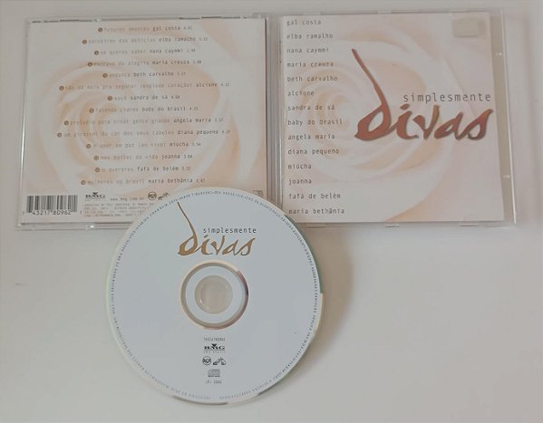 Cd Simplesmente Divas Interprete Vários Artistas (2000) [usado]